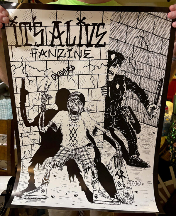 It's Alive Fanzine 'Oxnard' poster